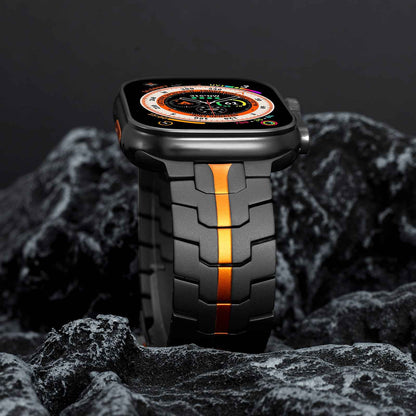 Robin - Titanium Elite Horlogeband voor Apple Watch
