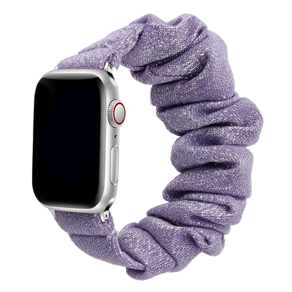 Zara - Scrunchie Nylon Solo Loop Band voor Apple Watch