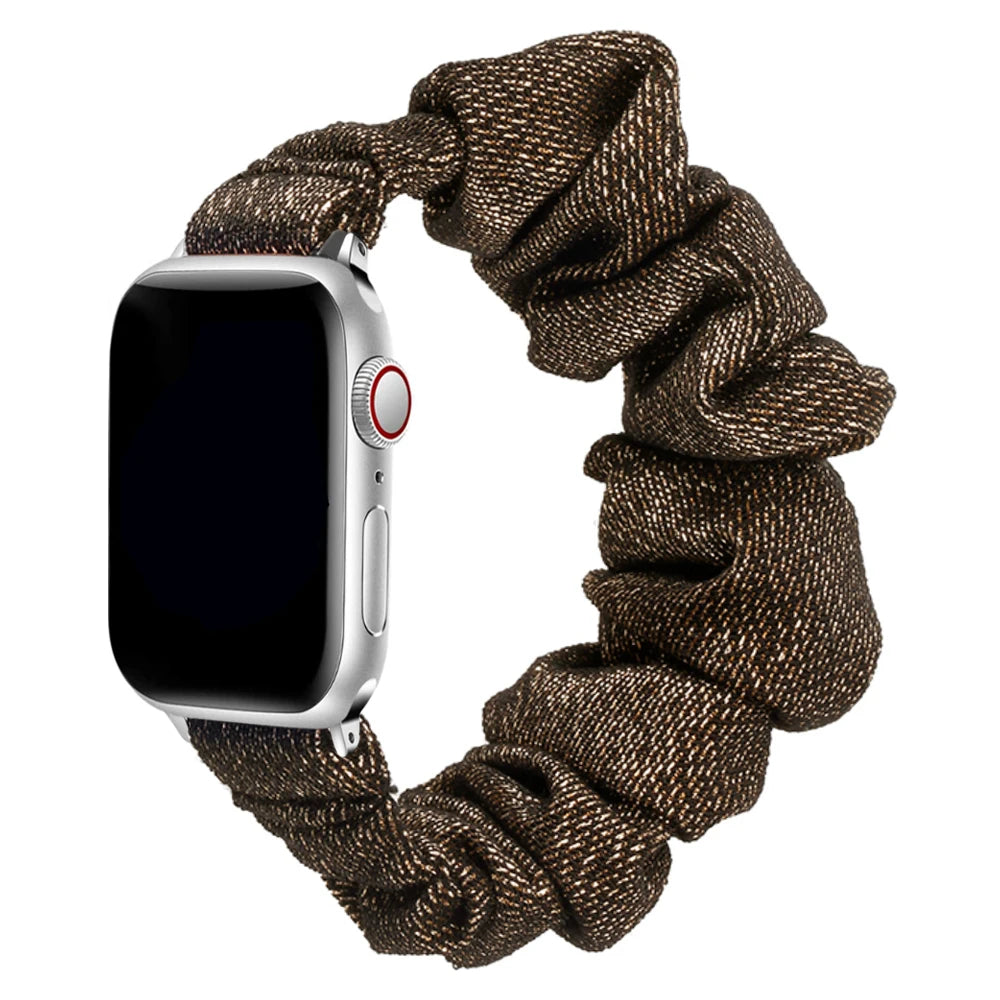 Zara - Scrunchie Nylon Solo Loop Band voor Apple Watch