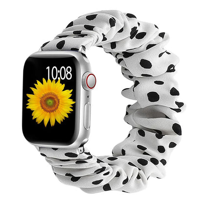 Zara - Scrunchie Nylon Solo Loop Band voor Apple Watch