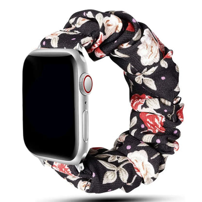 Zara - Scrunchie Nylon Solo Loop Band voor Apple Watch
