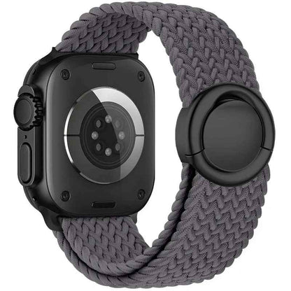 Celeste - Nylon Round Buckle Gevlochten Band voor Apple Watch