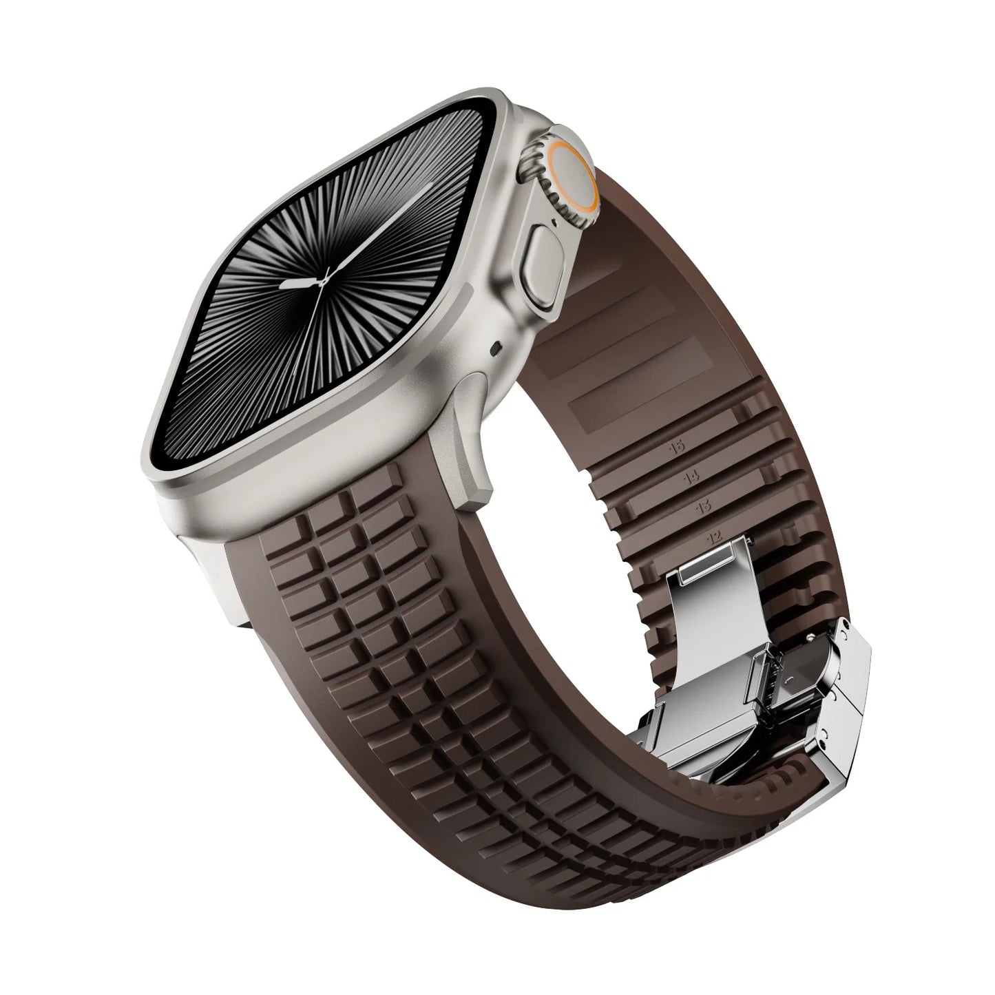 Raymond - GR Modern Band Upgraded FKM Rubber Band voor Apple Watch