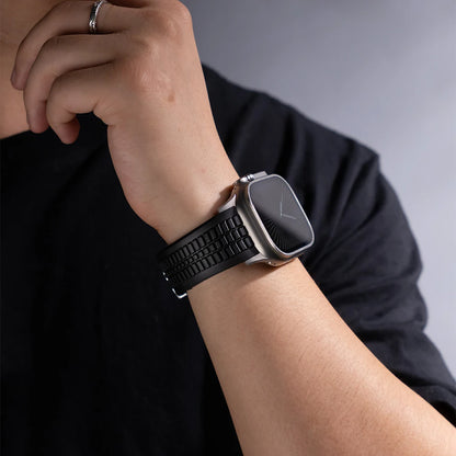 Raymond - GR Modern Band Upgraded FKM Rubber Band voor Apple Watch