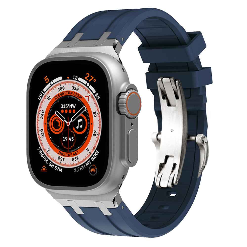 Tim - Extra Dikke Siliconen Band met Titanium Adapter