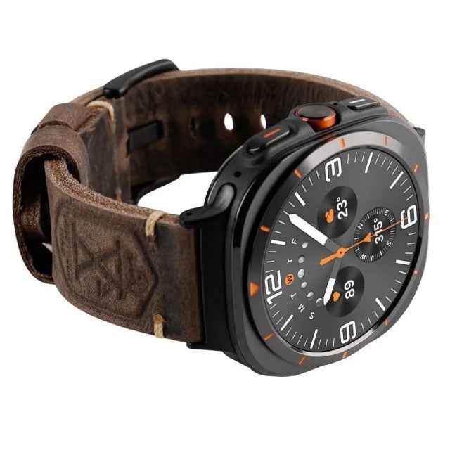 Vintage Handmade Leather Band For Samsung Watch Ultra